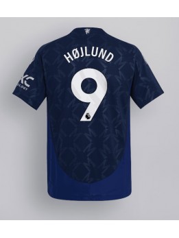 Manchester United Rasmus Hojlund #9 Auswärtstrikot 2024-25 Kurzarm